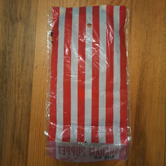 Sheram Felt Hand Puppet By Luci P10 Don Lion 9x5" Original Vintage Sealed - Picture 4 of 9